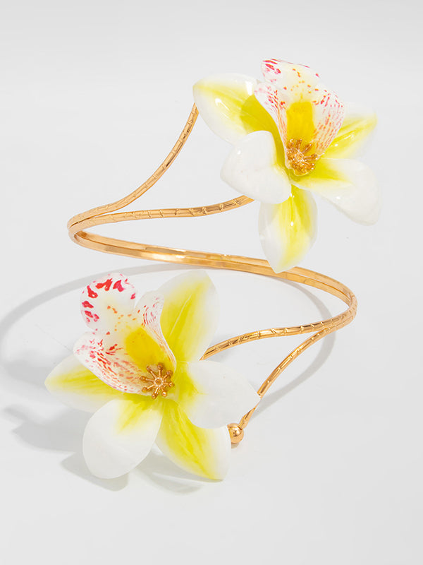Chains Flower Shape Necklaces Accessories Earrings Accessories Armlet Accessories