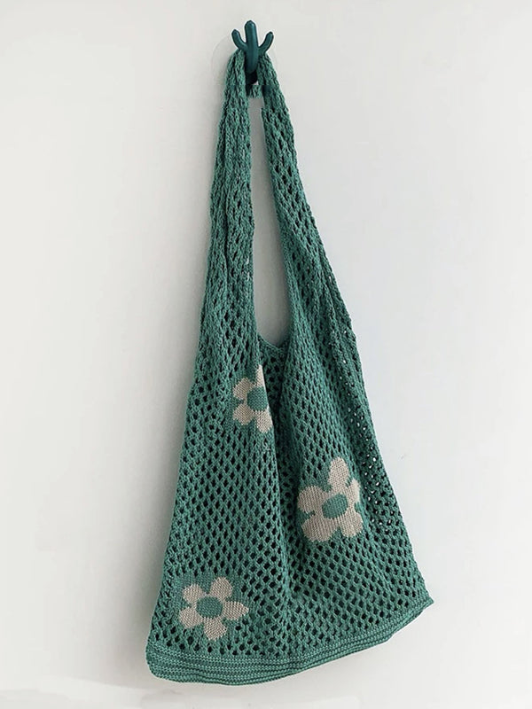 Original Creation Floral Weave Hollow Bags Accessories