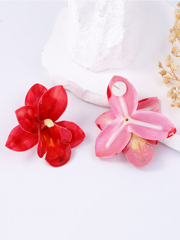 Flower Shape Earrings Accessories