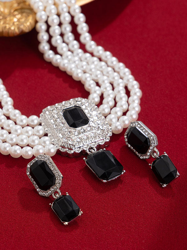 Geometric Necklaces Accessories Drop Earrings