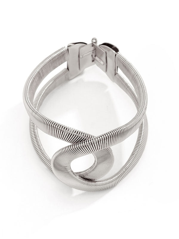 Geometric Hollow Snake Chain Solid Color Bracelet Accessories