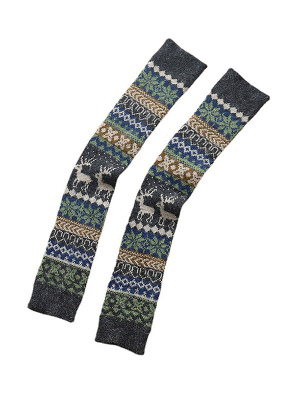 Casual Keep Warm Breathable Printed Over-The-Knee Leg Warmers Accessories