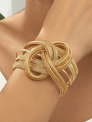 Chains Geometric Interlace Layered Bracelet Accessories
