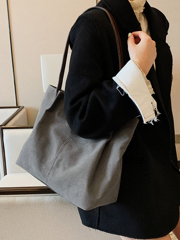 Simple Casual Canvas 3 Colors Bag