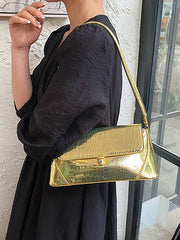 Crocodile Pattern Zipper Handbags