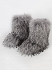 Contrast Color Keep Warm Boots