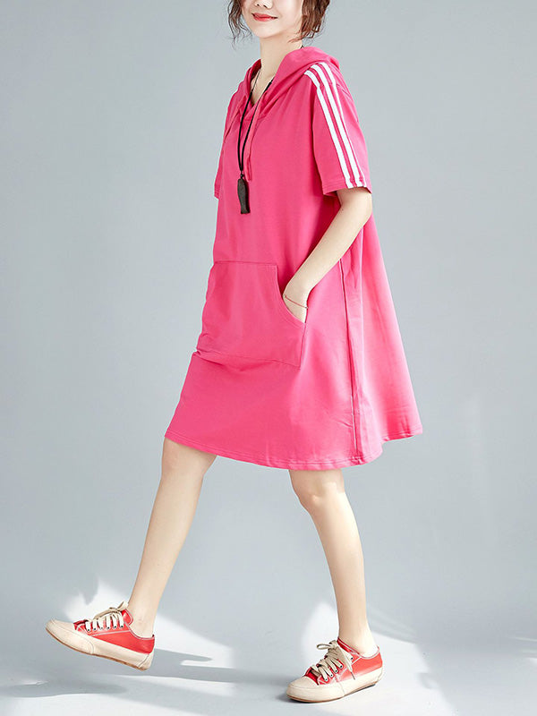 Casual With Pocket Hoodies&Dress