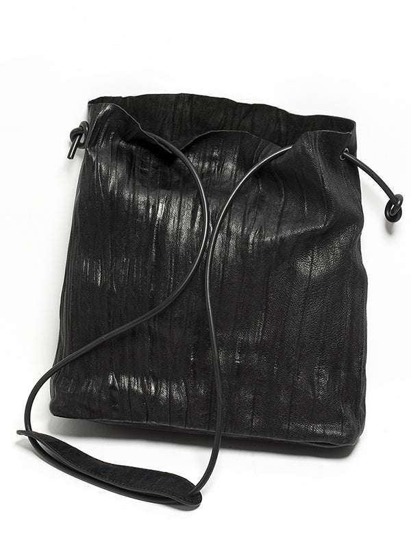 Retro Ruffled Single-shoulder Bag