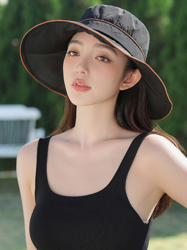 Bowknot Split-Joint Sun Hat Fisherman Hat