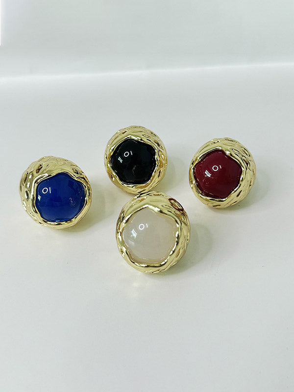 Geometric Shiny Rings Accessories