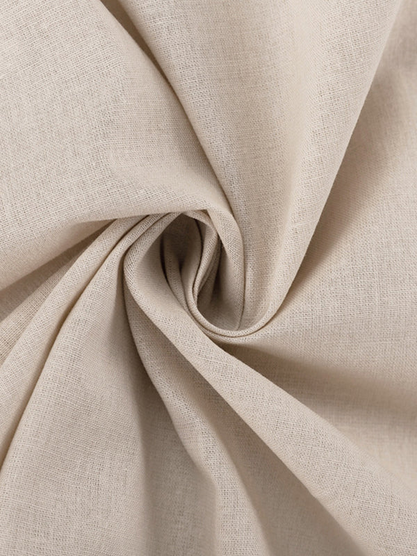 Backless Solid Color Tied A-Line High Waisted Halter-Neck Mini Dresses