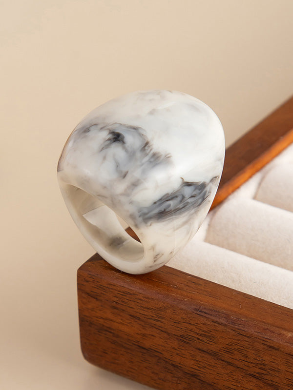 Geometric Shiny Irregularity Rings Accessories