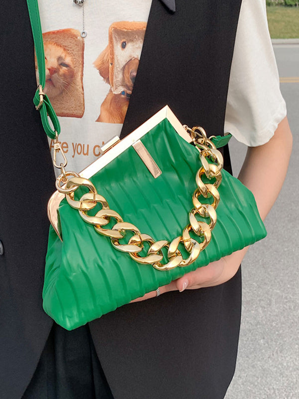 Stylish Chains PU Bags Accessories