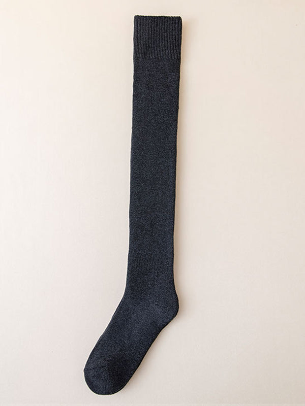 Casual Skinny Leg Skinny Solid Color Stockings Accessories