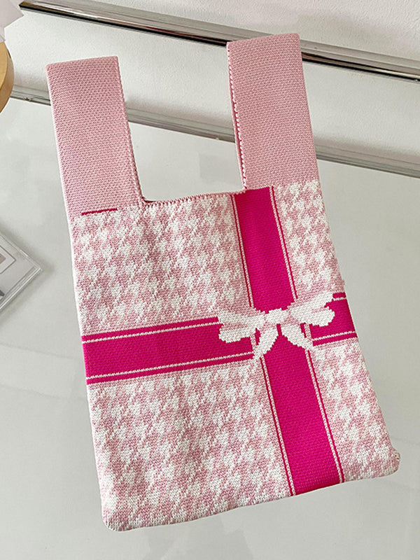 Printed Woven Handbag Bags Accessories