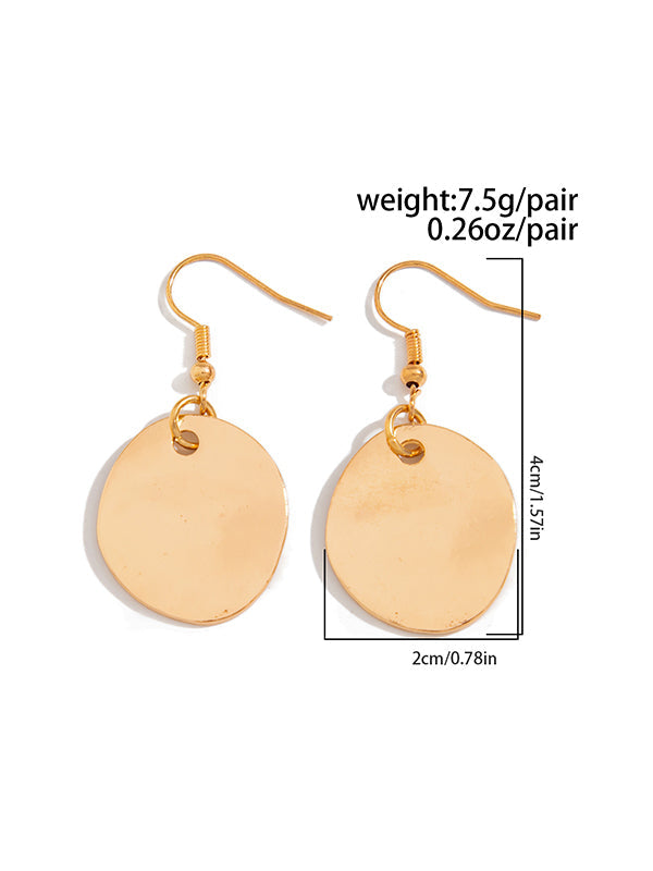 Chains Geometric Normcore Drop Earrings