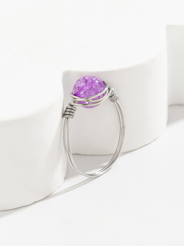 Casual Geometric Rings Accessories