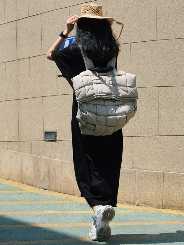 Casual Short Sleeves Solid Color Round-Neck Maxi Dress