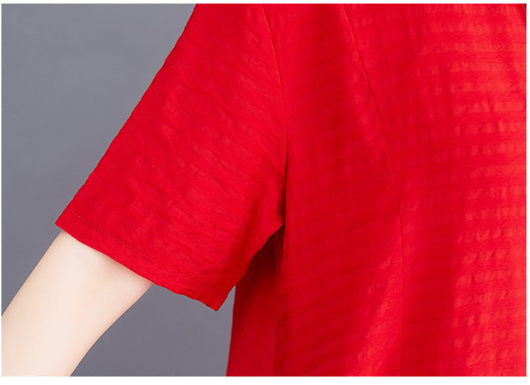 Casual Split-joint Midi Dress