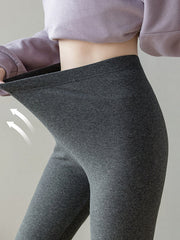 Casual Skinny Leg Letter Print Solid Color Leggings