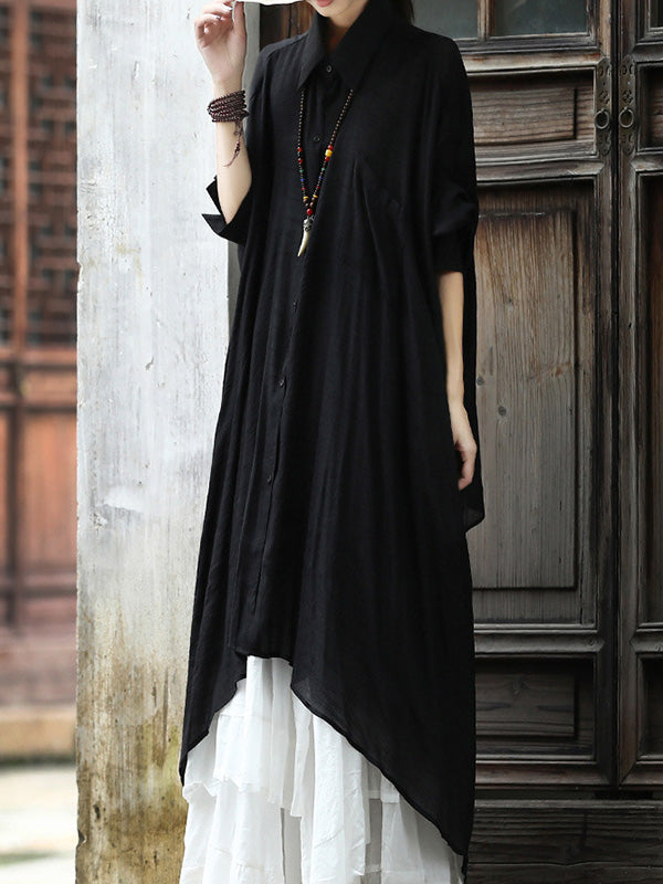 Pleated Solid Color Split-Joint Loose Sleeveless Spaghetti-Neck Blouses&shirts Tops