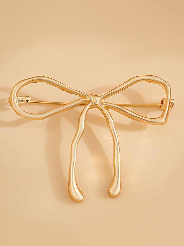 Bowknot Solid Color Brooch Accessories