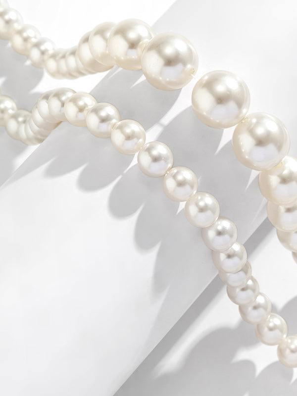 Beaded Necklaces Accessories Dainty Necklace Two Pieces