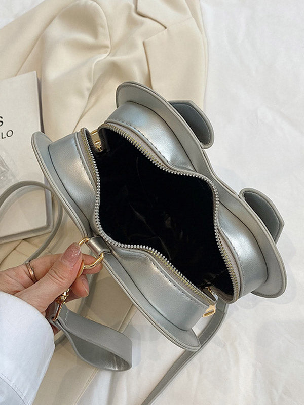 Heart Shape Split-Joint Zipper Handbags Crossbody Bags Bags