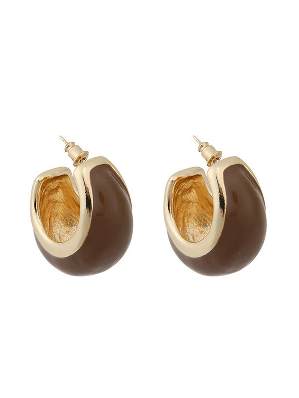 Geometric Drop Earrings