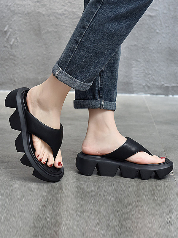 Split-Joint Wedges & Flatform Shoes Slippers