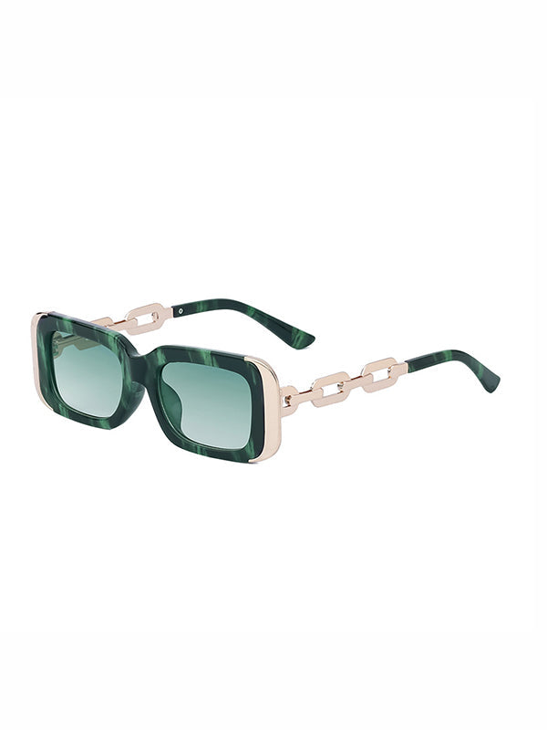 Geometric Sun-Protection Sunglasses Accessories