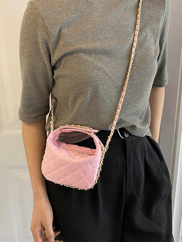 Chains Rhombic Crossbody Bags Bags