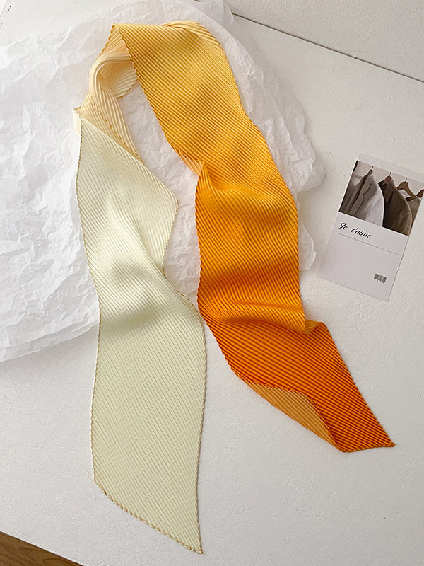 Gradient Pleated Sun protection Shawl&Scarf