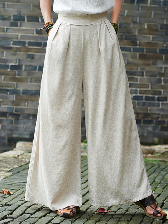 Vintage Casual Yoga Loose Wide Leg Pants