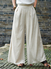 Vintage Casual Yoga Loose Wide Leg Pants