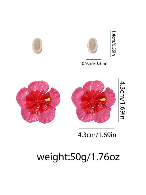 Flower Shape Earrings Accessories + Rings Accessories