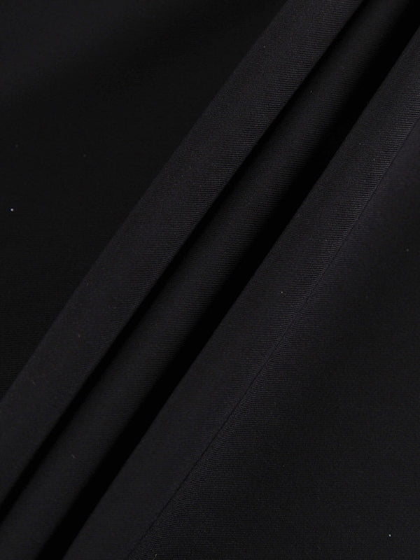 Split-Joint High Waisted Wide Leg Trousers Casual Pants Bottoms