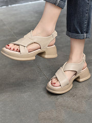 Open Toe Sandals Platform Shoes