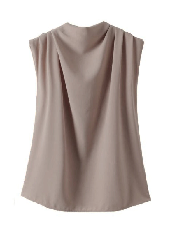 Original Simple Casual Chic Solid Color Vest Top
