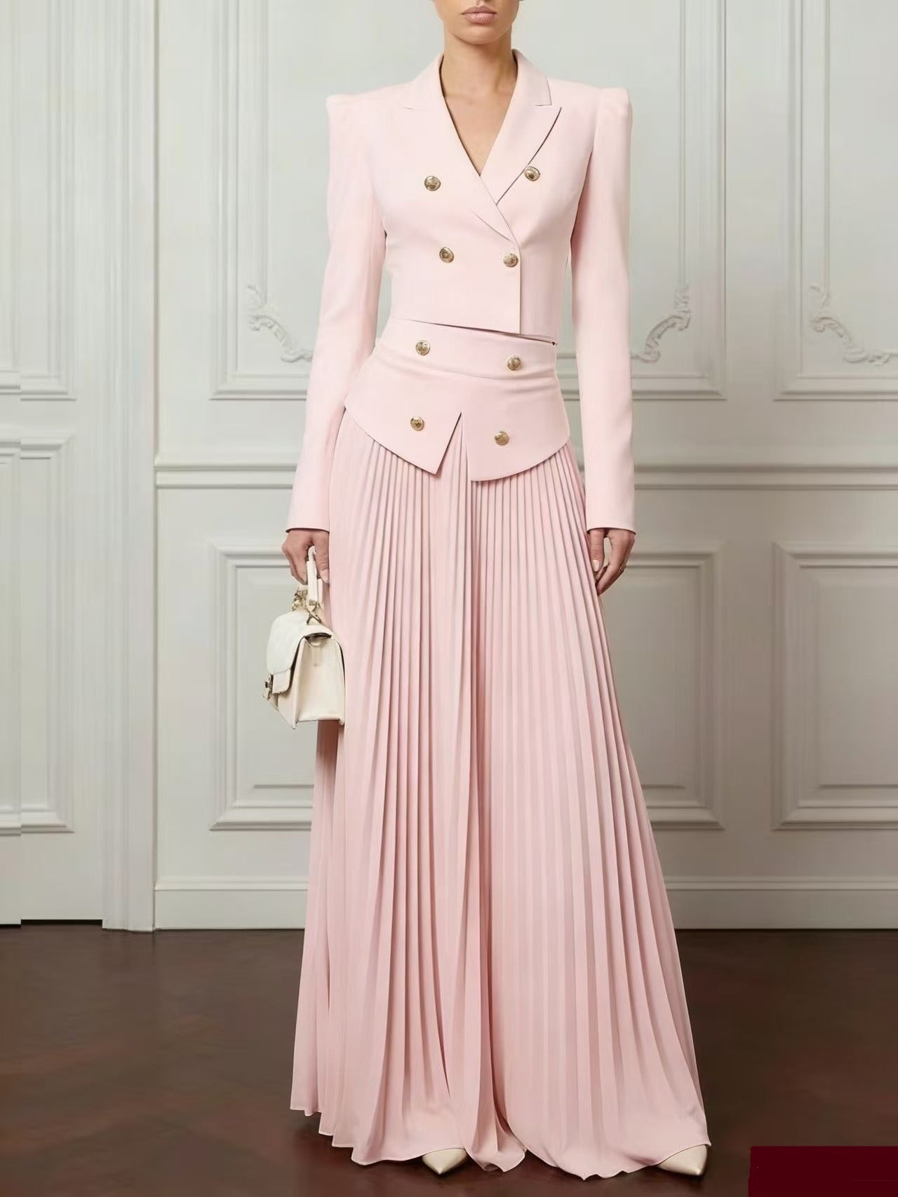 Long Sleeves Skinny Solid Color Notched Collar Blazer Outerwear